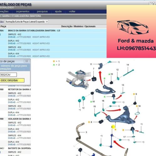 rô tuyn cân bằng trước ford ranger mazda bt50 2012 2013 2014 2015 2016 2017 2018 2019 2020 2021 2022 EB3C3052BA-EB3C3053BA-UC7C34170-UC7C34150.