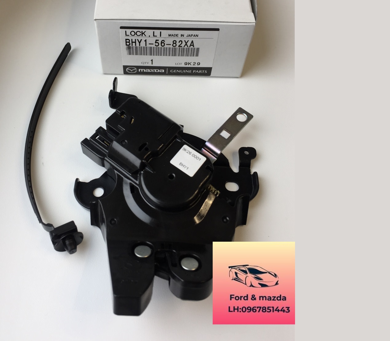 khóa cốp sau mazda 3 2015-2016-2017-2018-2019-BHY15682XA-ổ khóa cửa sau mazda 3, khóa cốp sau mazda 3 2015-2016-2017-2018-2019-BHY15682XA-ổ khóa cửa sau mazda 3