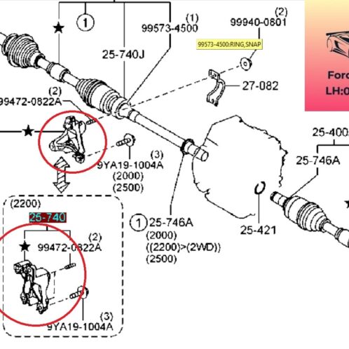 bát đỡ trục láp trước mazda 6 2013-2014-2015-2016-2017-2018-2019-giá bắt trục láp trước mazda 6-F2A325740A-F2A425740-F2A525740B,