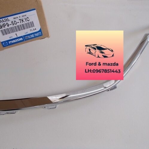 nẹp mạ ca lăng mazda 6 2015-2016-2017-GHP9507K1-GHP9507J1-nẹp mạ inox cản trước mazda 6