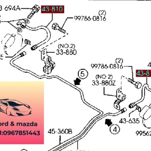 Tuy ô phanh sau mazda 6 2003-2008 tuy ô phanh sau mazda 6 2003-2004-2005-2006-2007-2008-tuy ô dầu cụm phanh sau mazda 6 GJ6A43810-GJ6A43810A-GJ6A43810B.