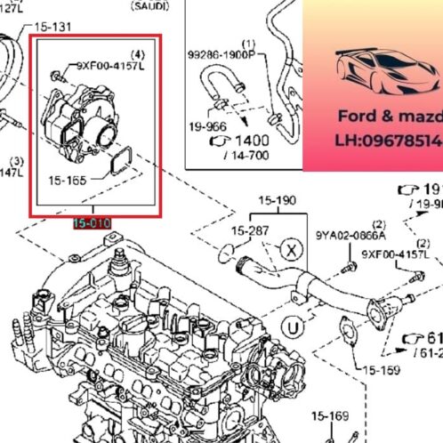 bơm nước mazda cx5 2013-2014-2015-2016-2017-2018-2019-2020-2021-2022-bơm nước động cơ mazda cx5-bơm nước hộp số mazda cx5-PE0115010B-PE0115010C-PE0115010D,