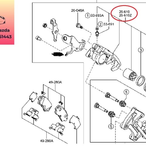 cụm phanh sau mazda cx5 2016-2017-2018-2019-2020-2021-2022-KAY02671XA-KAY02661XA-gông phanh sau mazda cx5,