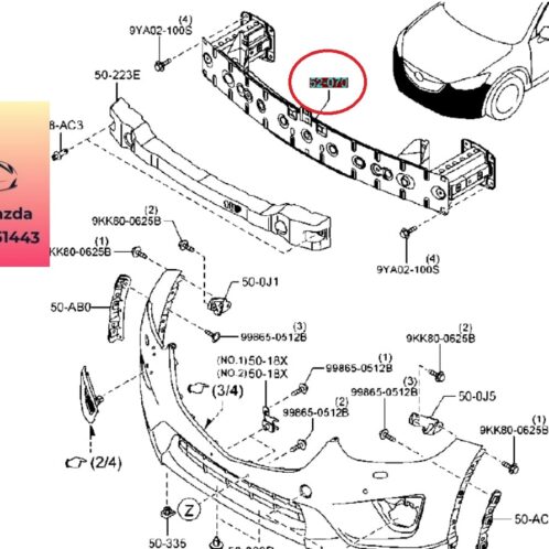 xương bắt cản trước mazda cx5 2013-2022 xương bắt cản trước mazda cx5 2013-2014-2015-2016-2017-2018-2019-2020-2021-2022-xương đỡ ba đờ sốc trước mazda cx5-xương tăng cứng cản trước mazda cx5-sắt bắt cản trước mazda cx5-KD5350070,