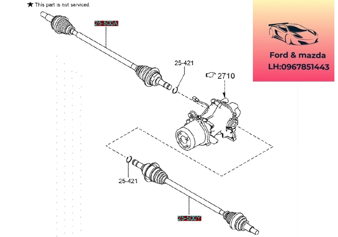 trục láp sau mazda cx5 2018-2022