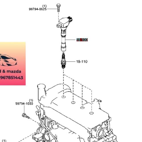 Bô bin mazda 3 2009-2010-2011-2012-2013-2014-mô bin mazda 3-ZJ2018100A