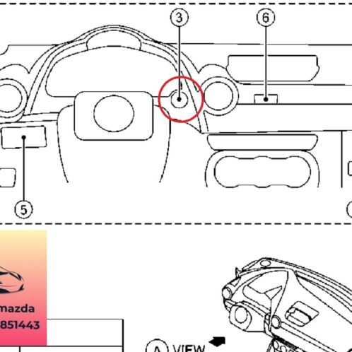 Công tắc khởi động xe mazda 2 2015-2016-2017-2018-2019-2020-2021-2022-nút ấn khởi động start mazda 2-BJS7663S0