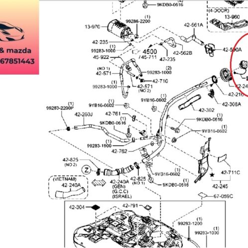 Nắp vặn bình xăng mazda 3 2015-2016-2017-2018-2019-nắp bình xăng mazda 3-nắp bình nhiên liệu mazda 3-KD5342250
