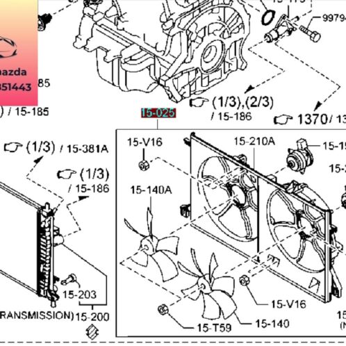 Quạt két nước mazda 3 2009-2010-2011-2012-2013-2014-cụm quạt máy mazda 3 - quạt gió két nước mazda 3-Z66815025Quạt két nước mazda 3 2009-2010-2011-2012-2013-2014-cụm quạt máy mazda 3 - quạt gió két nước mazda 3-Z66815025