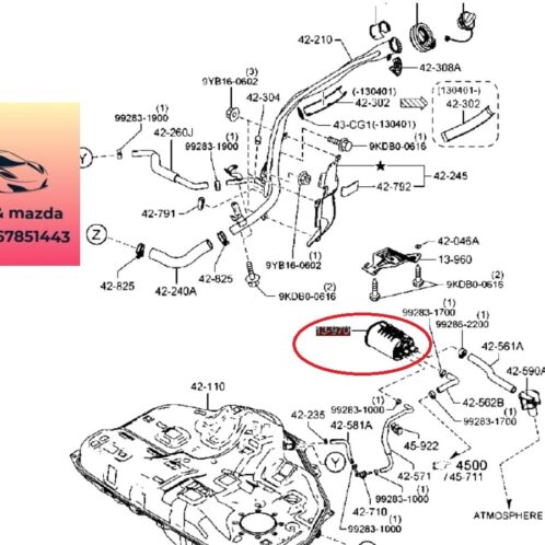 Bầu lọc xăng bình xăng mazda 6 2014-2019 Bầu lọc xăng bình xăng mazda 6 2014-2015-2016-2017-2018-2019-bầu thu hơi xăng mazda 6-bầu lọc hơi xăng mazda 6-PE0313970A