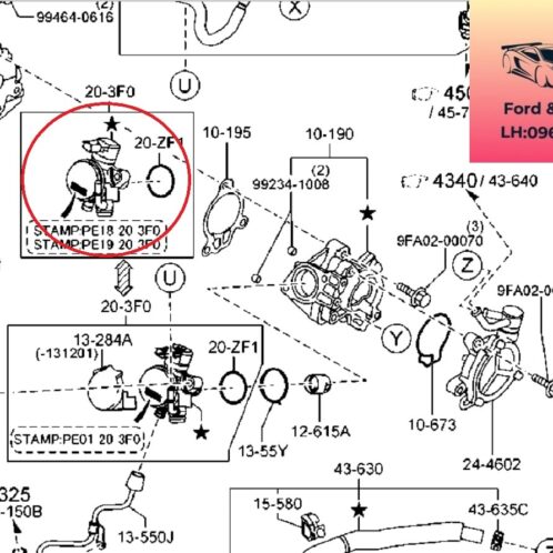 Bơm xăng mazda 6 2014-2015-2016-2017-2018-2019-bơm nhiên liệu mazda 6-bơm cao áp xăng mazda 6-PE19203F0-PE19203F0A-PE19203F0F