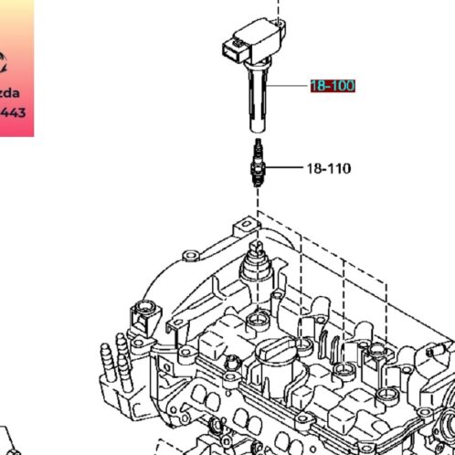 Bugi mazda 6 2014-2019 Bugi mazda 6 2014-2015-2106-2017-2018-2019-buri mazda 6-bugi mô bin mazda 6-buri máy mazda 6-PE2018100A