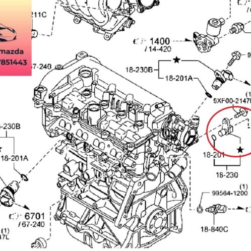 Cảm biến vị trí cốt máy mazda 6 cx5 2014-2022 Cảm biến vị trí cốt máy mazda 6 cx5-2014-2015-2016-2017-2018-2019-2020-2021-2022-cảm biến vị trí trục cơ mazda 6 cx5-cảm biến trục cơ mazda 6 cx5-PE0118221
