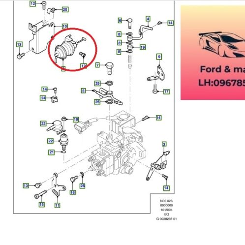 Chuông bơm cao áp ranger everest 2001-2002-2003-2004-2005-2006-2007-2008-WL0113TR1
