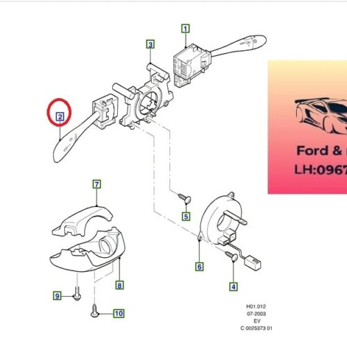 Công tắc pha cốt ford ranger everest 2001-2008 Công tắc pha cốt ford ranger everest 2001-2002-2003-2004-2005-2006-2007-2008-công tắc pha cos ford ranger everest-công tắc pha cos đèn pha ranger everest-UJ0666128