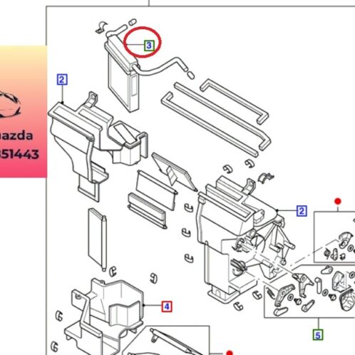 Dàn sưởi ford ranger everest 2003-2004-2005-2006-2007-2008-2009-2010-2011-2012-2013-2014-két dàn sưởi ranger everest-UJ0861A10