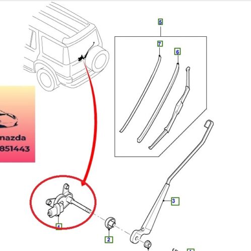 Mô tơ gạt mưa sau ford ranger everest 2003-2014 Mô tơ gạt mưa sau ford ranger everest 2003-2004-2005-2006-2007-2008-2009-2010-2011-2012-2013-2014-mô tơ gạt mưa kính sau ranger everest-UP2067450