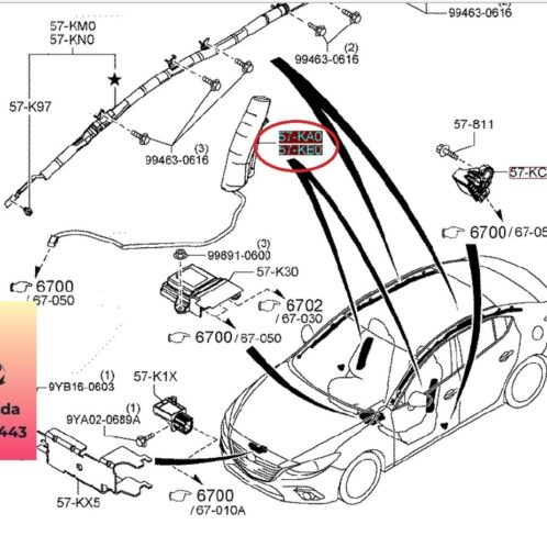 Túi khí ghế mazda 3 2015-2016-2017-2018-2019-túi ghế sườn xe mazda 3-túi khí hông xe mazda 3-túi khí ghế xe mazda 3-B62T57KA0-B62T57KB0