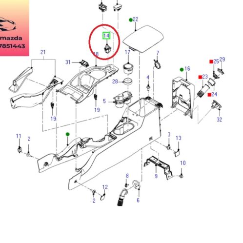 Công tắc cài cầu ford ranger mazda bt50 2012-2013-2014-2015-2015-2016-2017-2018-2019-2020-2021-2022-núm vặn chuyển cầu ford ranger mazda bt50-công tắc điều khiển sang cầu ranger mazda bt50-UC9T664F0A-AB397Z155BA