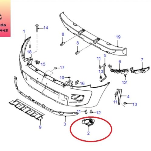 Ốp đèn gầm cản trước ford ranger 2012-2013-2014-ốp đèn ba đờ sốc trước ranger-ốp đèn cản trước ranger-AB3917778BD-AB3917777BD-UC9N50C11D-UC9N50C21D