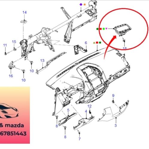 Túi khí phụ ford ranger 2012-2013-2014-2015-2016-2017-2018-2019-2020-2021-2022-túi khí dưới táp lô ranger-túi khí ghế phải ranger-AB3921044H30BB-AB3921044H30BD-AB3921044H30AB-AB3921044H30AD