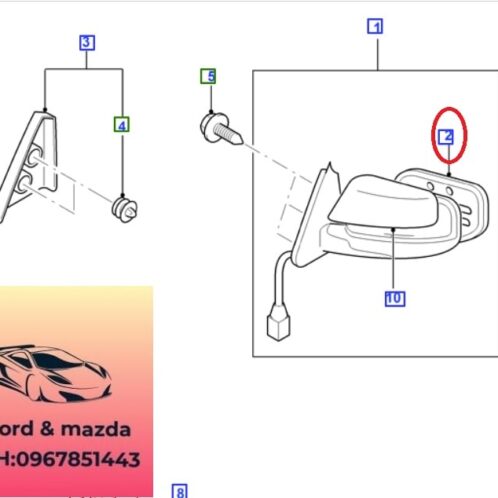 Mặt gương chiếu hậu ford ranger everest 2007-2014 mặt gương chiếu hậu ford ranger everest 2007-2008-2009-2010-2011-2012-2013-2014-mặt gương ranger everest-kính chiếu hậu ranger everest-UR5669123-UR5669183