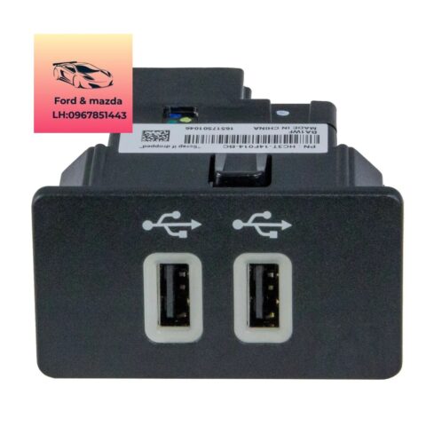 Cổng sạc usb ford ranger mazda bt50 2012-2022 Cổng sạc usb ford ranger mazda bt50 2012-2013-2014-2015-2016-2017-2018-2019-2020-2021-2022-cổng sạc điện thoải ranger mazda bt50-HC3T14F014BC