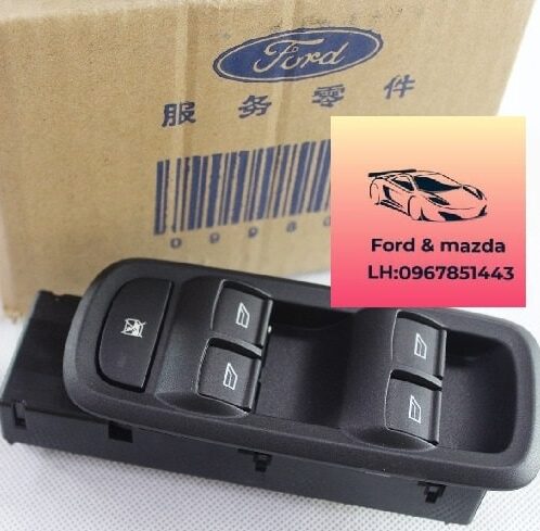 Công tắc lên xuống kính cánh cửa trước ford ecosport 2014-2015-2016-2017-2018-công tắc điều khiển kính cánh cửa ecosport-công tắc nâng hạ kính ecosport- CN1514A132AB