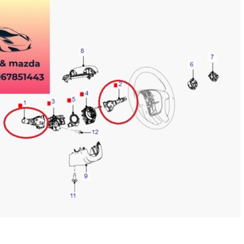 Công tắc pha cos vô lăng ford ranger 2012-2022 Công tắc pha cos vô lăng ford ranger 2012-2013-2014-2015-2016-2017-2018-2019-2020-2021-2022-công tắc gạt mưa ford ranger-công tắc gạt mưa pha cos ford ranger-EB3T13335DA-AB3913335AC-AB3917A553BB-DG9T17A553BF3JA6