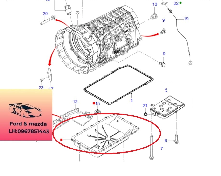 Đáy cắc te hộp số tự động ford ranger everest 2018-2019-2020-2021-2022-đáy tắc te hộp số tự động ford ranger everest 2.0 HL3P7A194AC-HL3P7A194AD-HL3P7A194AE (2) Đáy cắc te hộp số tự động ford ranger everest 2018-2019-2020-2021-2022-đáy tắc te hộp số tự động ford ranger everest 2.0 HL3P7A194AC-HL3P7A194AD-HL3P7A194AE