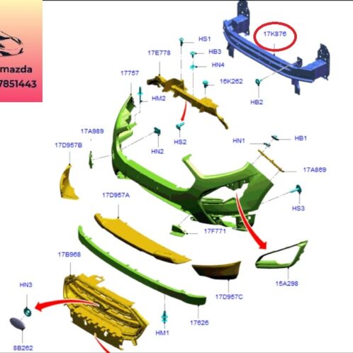 Giá đỡ Ba đờ sốc trước ford ecosport 2018-2022 Giá đỡ Ba đờ sốc trước ford ecosport 2018-2019-2020-2021-2022-xương đỡ cản trước ford ecosport-xương đầu sắt xi cản trước ford ecosport-GN1517K876AA-GN1517K876DC (1)