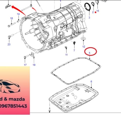 Gioăng đáy tắc te Hộp số tự động ford ranger mazda bt50 2012-2022 Gioăng đáy tắc te Hộp số tự động ford ranger mazda bt50 2012-2013-2014-2015-2016-2017-2018-2019-2020-2021-2022-gioăng cắc te hộp số ranger tự động-gioăng tắc te hộp số mazda bt50 tự động- KTBL3P7A191AB