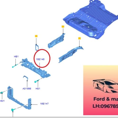 Khung xương trên dàn nóng két nước ford ecosport 2014-2017 Khung xương trên dàn nóng két nước ford ecosport 2014-2015-2016-2017-giá bắt két nước ecosprort-bệ đỡ dàn nóng két nước ford ecosprost-CN1516E146AK