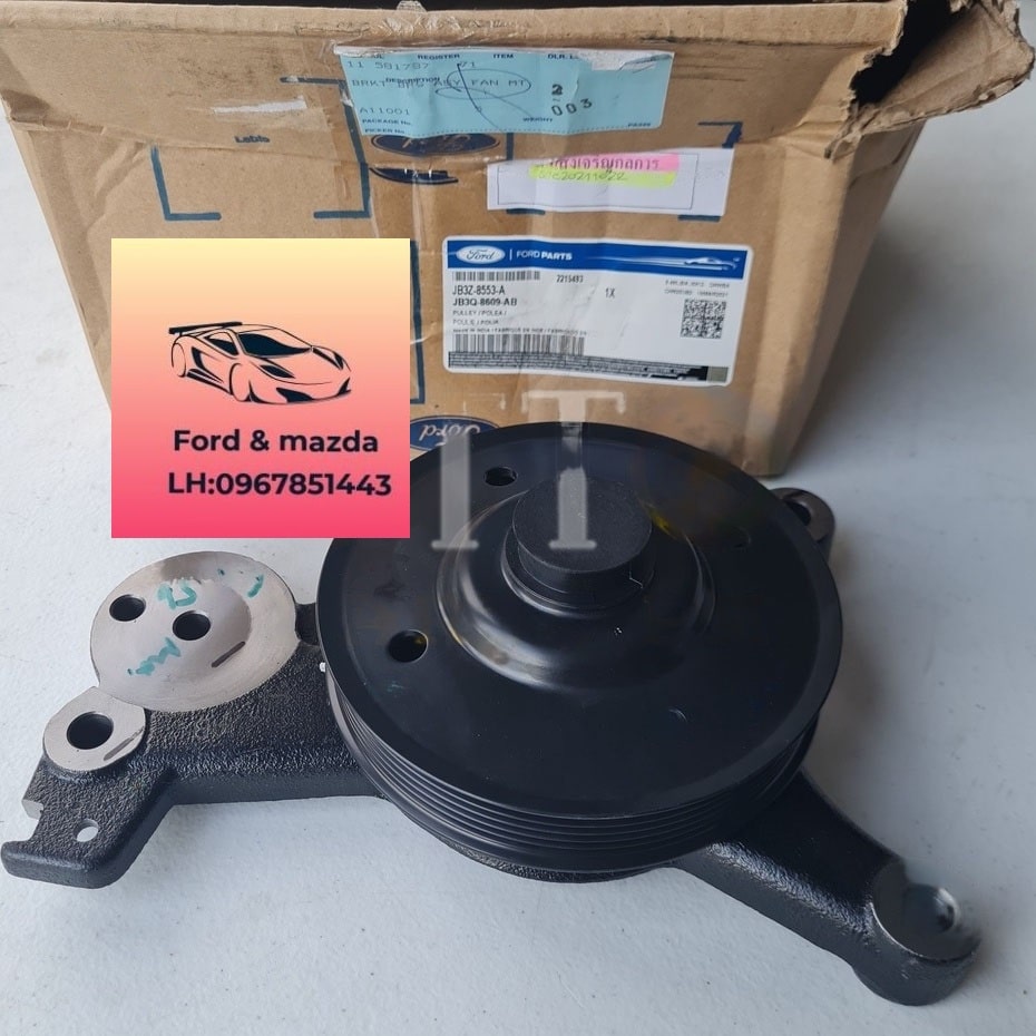 Puly bơm nước ford ranger everest 2018-2019-2020-2021-2022-giá bắt buli bơm nước ranger everest 2.0 đế bắt tăng đưa dây curoa tổng ranger everest 2.0 JB3Q8609AB (1) Puly bơm nước ford ranger everest 2018-2019-2020-2021-2022-giá bắt buli bơm nước ranger everest 2.0 đế bắt tăng đưa dây curoa tổng ranger everest 2.0 JB3Q8609AB
