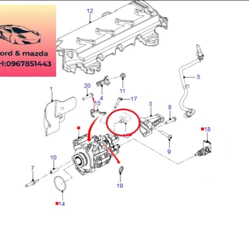 Van định lượng bơm cao áp ford ranger mazda bt50 2012-2013-2014-2015-2016-2017-2018-2019-2020-2021-2022-van bơm cao áp ranger mazda bt50-FB3Q9358AA (1)