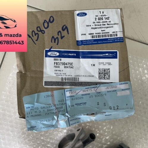 Van tuần hoàn khí khí xả ford ranger mazda bt50 2012-2013-2014-2015-2016-2017-2018-2019-2020-2021-2022-van ERG ford ranger mazda bt50-FB3Q9D475AC