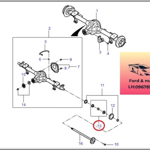Bi moay ơ sau ford transit 2008-2009-2010-2011-2012-2013-2014-2015-2016-2017-2018-2019-2020-2021-2022-Bạc đạn sau ford transit bi láp sau ford transit bạc đạn trục láp sau ford transit 3C111A049AA