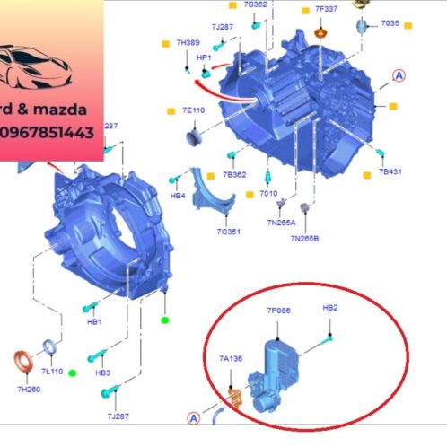 Bơm dầu hộp số ford ecosport 2018-2022 1.0 Bơm dầu hộp số ford ecosport 2018-2019-2020-2021-2022 bơm nhớt hộp số ford ecosport 1.0 bơm dầu hộp số tự động ford ecosport 1.0 DG9P7P086DD-DG9P7P086DE