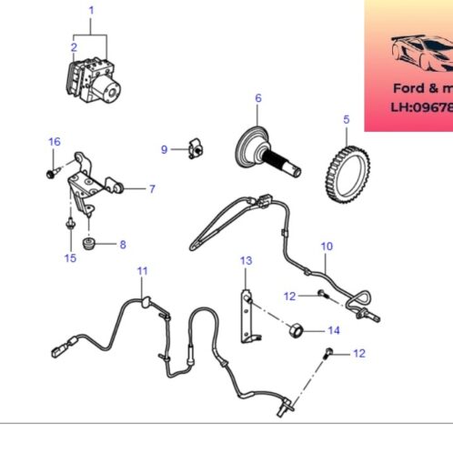 Cảm biến ABS trước ford transit 2008-2022 Cảm biến ABS trước ford transit 2008-2009-2010-2011-2012-2013-2014-2015-2016-2017-2018-2019-2020-2021-2022-cảm biến tốc độ ABS ford transit 6C112B372AC-6C112B372CD