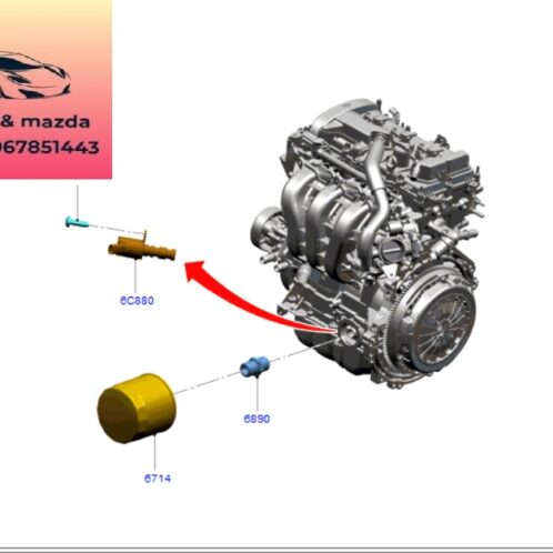 Cảm biến báo dầu ford ecosport 2018-2019-2020-2021-2022 cảm biến dầu máy ford ecosport 1.5 cảm biến nhớt ford ecosport 1.5 cảm biến báo nhớt máy ecosport 1.5 GN1G6C880AA