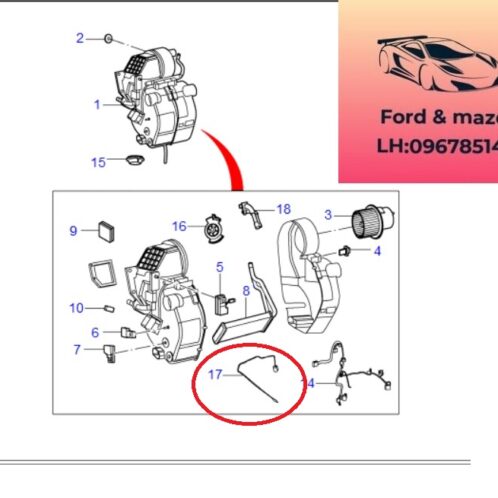 Cảm biến ngắt lạnh ford transit 2008-2009-2010-2011-2012-2013-2014-2015-2016-2017-2018-2019-2020-2021-2022-cảm biến điều hòa ford transit cảm biến dàn lạnh điều hòa transit FC1918C424GA