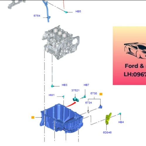 Đáy cắc te động cơ ford ecosport 2018-2019-2020-2021-2022 đáy tắc te ford ecosport 1.0 đáy cắc te động cơ ford ecosport 1.0 E3BG6675CAA