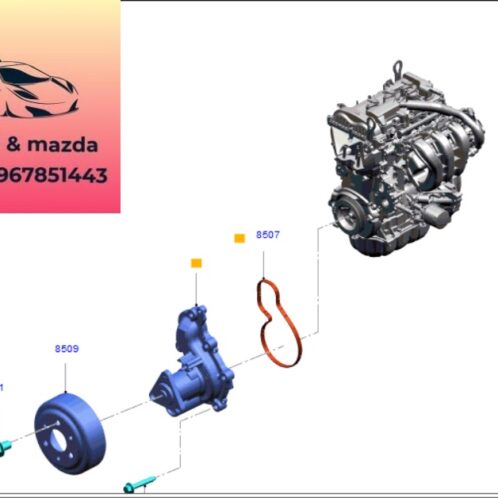 Gioăng Bơm nước ford ecosport 2018-2022 1.5 Gioăng Bơm nước ford ecosport 2018-2019-2020-2021-2022-gioăng bơm nước động cơ ford ecopsort 1.5 GN1G8507AA-GN1G8507BA