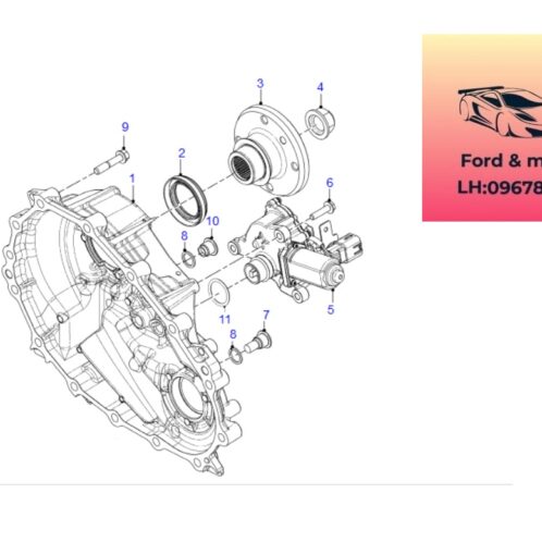 Mô tơ điều khiển cài cầu hộp số ford ranger mazda bt50 2012-2013-2014-2015-2016-2017-2018-2019-2020-2021-mô tơ cài cầu hộp số ford ranger mazda bt50 U5A117YC0-U5A117YC0A