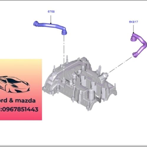 Ống nắp dàn cò ford ecosport 2018-2022 1.0 Ống nắp dàn cò ford ecosport 2018-2019-2020-2021-2022 ống nắp giàn cò ford ecosport 1.0 CM5G6758DA-CM5G6K817CB