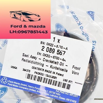 Phớt đầu trục cơ ford ecosport 2018-2019-2020-2021-2022 phớt đầu cốt máy ford ecosport 1.5 GK2Q6700AA (1) Phớt đầu trục cơ ford ecosport 2018-2019-2020-2021-2022 phớt đầu cốt máy ford ecosport 1.5 GK2Q6700AA