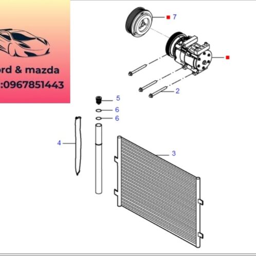 Puly lốc điều hòa ford transit 2008-2022 Puly lốc điều hòa ford transit 2008-2009-2010-2011-2012-2013-2014-2015-2016-2017-2018-2019-2020-2021-2022-cuộn hít lốc điều hòa ford transit buly lốc lạnh điều hòa ford transit GC1919D649AA