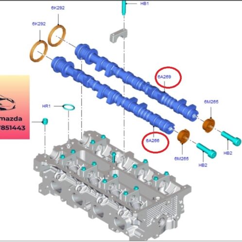 Trục cam ford ecosport 2014-2015-2016-2017-2018-trục cam động cơ ford ecosport-trục cam mặt máy ford ecosport-trục cam mặt máy ecosport- 4M5G6A269C9A-4M5G6A266C9A