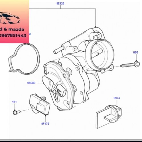 Cảm biến MAP ford focus 2005-2012 Cảm biến MAP ford focus 2005-2006-2007-2008-2009-2010-2011-2012 Cảm biến khí nạp ford focus cảm biến trên họng ga ford focus cảm biến trên bướm ga focus 1S7A9F479AB-1S7A9F479AC