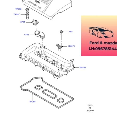Gioăng Nắp dàn cò ford focus 2005-2012 Gioăng Nắp dàn cò ford focus 2005-2006-2007-2008-2009-2010-2011-2012 gioăng nắp giàn cò động cơ ford focus gioăng nắp mặt máy focus gioăng nắp động cơ focus 1S7G6K260AA